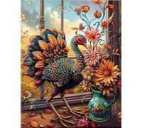 ZYHDK 1000 Pièces Puzzle - Puzzle d'art Irréguliers - Colorful Affiches - Animals and Flowers - for Jouets Éducatifs pour Adultes Et Familles - Jz56Ap