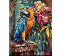 ZYHDK 1000 Pièces Puzzle - Puzzle d'art Irréguliers - Colorful Affiches - Animals and Flowers - for Jouets Éducatifs pour Adultes Et Familles - Jz57Ap