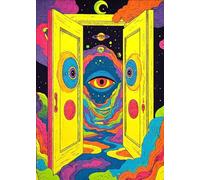 ZYHDK 1500 Pièces - Affiche - Difficult Puzzle - Gifts - Eye Psychedelic Art Painting - Jouets De Défi Personnalisés pour Adultes - Décoration D'Intérieur - Zy125Zk