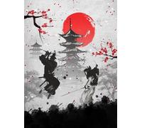 ZYHDK 1500 Pièces - Affiche - Difficult Puzzle - Gifts - Japanese Warriorss Painting - Alzheimer Games for Adults - Décoration Murale - Jw297Zk
