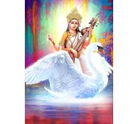 ZYHDK 1500 Pièces ,Affiche ,Puzzle Difficile ,Gifts ,Imagé ,India Saraswatis Art Painting ,Jeux De Mémoire Et De Cognition pour Les Personnes Âgées ,Décoration D'Intérieur,Rh67Mo