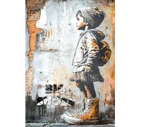 ZYHDK 1500 Pièces ,Coloré Fun Puzzle ,Photos ,Gifts ,Banksyss Street Art Graffiti ,Jouets De Défi Personnalisés pour Adultes ,Décoration D'Intérieur - Yz332Wk