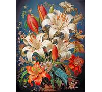 ZYHDK 1500 pièces - Colorful Puzzle - Photos - Gifts - Lilys Art Oil Painting - Jouets De Défi Difficiles Et Amusants pour Toute La Famille - Wall Decoration,Qz186Ax