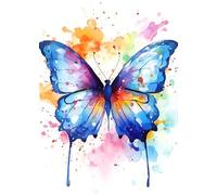 ZYHDK 1500 Pièces ,Colorful Puzzles ,Photos ,Gifts ,Butterflys Watercolor ,Adult Family Fun Toys Affiches ,Décoration Murale - Kz340Dw
