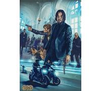 ZYHDK 1500 Pièces - Difficult Puzzle - Gifts - Photos - Classic Film Johns Wickss Affiche - Jouets De Défi Personnalisés pour Adultes - Jouets De Défi pour Adultes - Jw10Zk