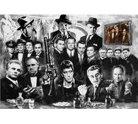 ZYHDK 1500 Pièces - Difficult Puzzle - Gifts - Photos - Godfathers Film Art Painting - Jouets De Défi Personnalisés pour Adultes - Jeu De Mémoire Et De Cognition - Jw91Zk
