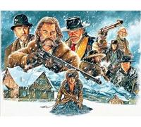 ZYHDK 1500 Pièces ，Difficult Puzzle ，Photos ，Gifts ，Classic Film The Hateful Eight Affiche ，Image De Jeu De Soulagement du Stress pour Adultes - Yz160Wk