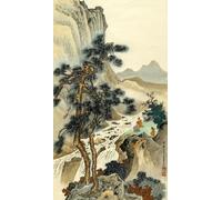 ZYHDK 1500 Pièces - Photos - Gifts - Irregular Puzzle - Chinese Landscape Retro Painting - Fjouets De Défi Difficiles Et Amusants pour La Famille - Décoration Murale - Xw244Zk