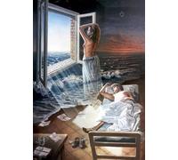 ZYHDK 1500 pièces - Photos - Gifts - Irregular Puzzle - Classic Oil Painting Alemanys - for Jouets De Défi Difficiles Et Amusants pour Toute La Famille - Décoration Murale,Qz82Ax
