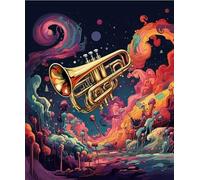 ZYHDK 1500 Pièces Puzzle, Abstract Musicals Instruments Painting, Puzzle Personnalisé pour Adulte,Jeux De Réduction du Stress en Famille, Dh261Sz