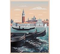 ZYHDK 1500 Pièces Puzzle - Photos - Colorful Puzzle - Italy Travel Affiche - Jeux De Réduction du Stress en Famille - Décoration Murale - Kz113Dw