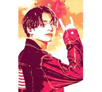 ZYHDK 1500 Pièces Puzzle - Photos - Gifts - Irregular Puzzle - Korea Boyband Bang BT S Art Affiche - Jouets De Défi Personnalisés pour Adultes - Décoration D'Intérieur - Xw189Zk