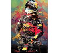 ZYHDK 1500 Pièces ，Puzzles Colorés ，Photos ，Gifts ，F1 Racings Ricciardos Art Affiche ，Jouets De Défi Personnalisés pour Adultes,Rh264Mo
