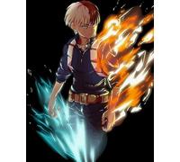 ZYHDK Difficult Puzzle 1500 Pièces, Art Puzzle, Animes My Heross Academias Todoroki Shotos Affiche, Children's Jouet Adulte Personnalisé, Dh482Sz