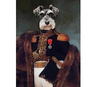 ZYHDK Irregular Puzzle Pieces,Difficult - Puzzle 1500 Pièces,Picture Dog in Suit Animal Print Hanging Cute Funny Retro Pet - Jouets De Défi Personnalisés pour Adultes - Wz78Zw