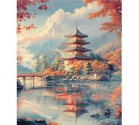 ZYHDK Puzzle 1500 Pièces, Irregularity Puzzle, Japanese Landscapes Imperials Palaces Oil Painting, Jouets Personnalisés pour Adultes Gifts, Dh167Sz