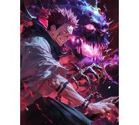 ZYHDK Puzzle 1500 Pièces - Photos - Difficult Puzzle - Gifts - Jujutsus Sukuna Japanese Animes Affiche - Jouets De Défi Personnalisés pour Adultes - Yz77Wk