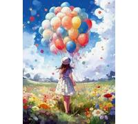 ZYHDK Puzzle 1500 Pièces, Puzzle Art, Colorful Balloons Affiche, Jeux Anti-Stress pour La Famille, Jouets De Défi pour Adultes Gifts, Wall Decor, Dh361Sz