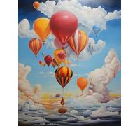 ZYHDK Puzzle 1500 Pièces, Puzzle Art, Colorful Balloons Affiche, Jeux Anti-Stress pour La Famille, Jouets De Défi pour Adultes Gifts, Wall Decor, Dh359Sz