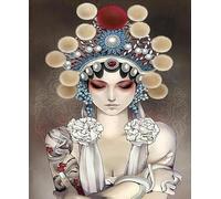 ZYHDK Puzzles 1000 Pièces - Art Puzzle - Pekings Operas Painting - for Alzheimer Fun Games for Adults - Jouets Anti-Stress pour La Famille - Jz195Ap