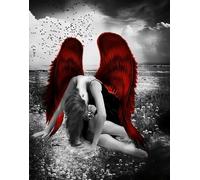 ZYHDK Puzzles 1000 Pièces ，，Puzzle Artistique ，Fallens Angelss Oil Painting ， Memory Games for The Elderly ，Jouets Éducatifs Familiaux ，Wall Decor,Zw103Yt