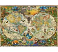 ZYHDK Puzzles 1500 Pièces, Art, Irregular Puzzle, Affiche, Vintage Maps Painting ,Jouets Éducatifs Familiaux Gifts, Jeux De Mémoire pour Adultes, Dh332Sz