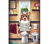 ZYHDK Puzzles 1500 Pièces, Funny Dog Reading Newspapers Affiche, Jeux De Mémoire pour Adultes, Jouets Anti-Stress pour La Famille Gifts, Dh255Sz