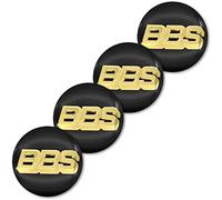 ZYHHDP 4 PièCes Voiture Pneus Et Jantes Cache-Moyeux EmblèMe Autocollant Couverture De DéCalcomanie, pour BBS RM RZ RG RS 56mm Anti-PoussièRe