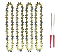 Zyhhlxh Chaîne de tronçonneuse électrique mini dorée 4 pouces, accessoire remplacement for scie wda.