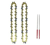 Zyhhlxh Chaîne de tronçonneuse électrique mini dorée 4 pouces, accessoire remplacement for scie wda.