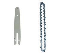 Zyhhlxh Guide-chaîne de 6 pouces, 1/4 po, scie électrique, 36 nœuds, 18 couteaux, remplacement mini-chaînes tronçonneuse en acier, outil jardinage wda.