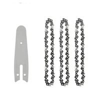 Zyhhlxh Guide-chaîne for tronçonneuse électrique 4/6 pouces, lames de scie 1/4LP, outils jardin tranchants, pièces, accessoires, mini-chaînes en acier wda.