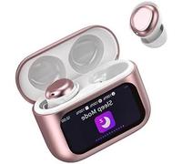 Zyhkon Mini Écouteurs De Sommeil Avec Écran Tactile, Ip7 Étanche Écouteurs Intra-Auriculaires Pour Dormir Sur Le Côté, Or Rose