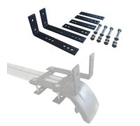 ZYHNNKL Support de Fixation pour Auvent, Kit D'installation de Support de Store en L, Capacité de Charge 75 Kg, pour Store de Toit de Voiture(Black)