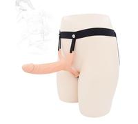 ZYHNYTAO Agrandisseur de manchon de pénis creux Strapon Gode ceinture Gode ceinture Agrandisseur de pénis réglable Masturbateur Sex Toy pour hommes femmes