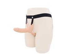 ZYHNYTAO Agrandisseur de manchon de pénis creux Strapon Gode ceinture Gode ceinture Agrandisseur de pénis réglable Masturbateur Sex Toy pour hommes femmes