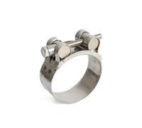 ZYHNYTAO Collier de serrage d'échappement 31 mm - 62 mm Colliers de serrage de tuyau d'échappement en acier inoxydable pour échappement central Connect Joint fixe Install