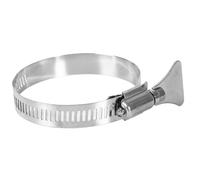 ZYHNYTAO Colliers de serrage en acier inoxydable 304 pour tuyaux d'air, d'eau, de carburant, avec vis à oreilles, poignée papillon, outil de réparation, fixations de quincaillerie, 2 pièces