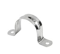 ZYHNYTAO Colliers de serrage en forme de U en acier inoxydable 304 Supports de clip de selle de tuyau Collier de serrage de selle Cerceau de serrage de tuyau en forme de U, 120 (2 pièces)