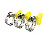 ZYHNYTAO Lot de 5 colliers de serrage en acier inoxydable 304 avec poignée papillon en plastique