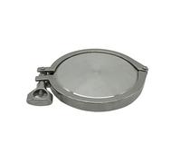 ZYHNYTAO Virole sanitaire à trois pinces de 5'' 133MM OD + embout + pince à trois pinces + joint en silicone, pour les fabricants de machines
