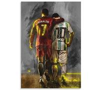 ZYHSB Puzzle en Bois 1000 Pièces Ronaldo Et Messi Football Puzzles Jouets Éducatifs pour Cadeau d'anniversaire Adulte Ty290Nh