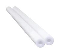 ZYIHNIRB 2 Bouées de Piscine, Bouées de Fête Réutilisables, Décoration de Piscine, Tubes Creux pour Pratiquer Les Arts et L'artisanat dans Le Jardin, Blanc