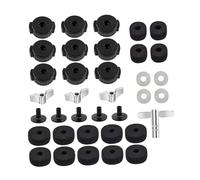 ZYIHNIRB 36 Patins En Feutre de Rechange pour Cymbales - Idéaux pour Les Répétitions et Les Enregistrements