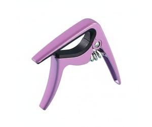ZYIHNIRB Accordeur Ukulele Capodastre Ressort Acier Silicone Pince Accessoire Instrument Convient à Pratique Maison Scène Musique Collectif, Violet