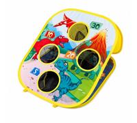 ZYIHNIRB Children Throwing Target Jeu de Lancer Enfant avec Support Pliable Cible à Mailles Sacs à Grains Rouges Verts Bleus et Jaunes Sac à Porter Adapté à l'École Pique-Nique Jeu Collectif