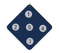 ZYIHNIRB Cible D'escrime Extérieure et Intérieure avec Cinq équipements D'escrime Muraux pour L'entraînement, B