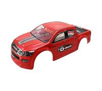ZYIHNIRB Coque RC Carrosserie Kit Accessoires Pièces de Rechange Pp Conception Aérodynamique Convient pour Modélisme Automobile Décoration Ateliers de Bricolag, Rouge