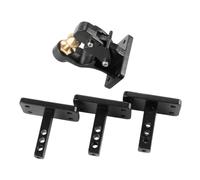 ZYIHNIRB Crochet de Remorquage RC Attelage Remorque Métallique Accessoire Simulation Robuste pour Camion Télécommandé Installation Rapide Adapté Aux Fans de Mo, Noir