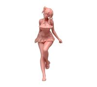 ZYIHNIRB Figurine Miniature à L'échelle 1:64 Représentant Une Jeune Fille En Maillot de Bain, Idéale pour Les Dioramas et Les Maquettes de Personnages pour, Non Peint
